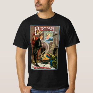 Oude Magie Poster, Borstel, Koning der Tovenaars T-shirt
