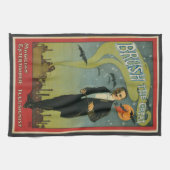 Oude Magie Poster, Brush de Grote Magiër Theedoek (Horizontaal)