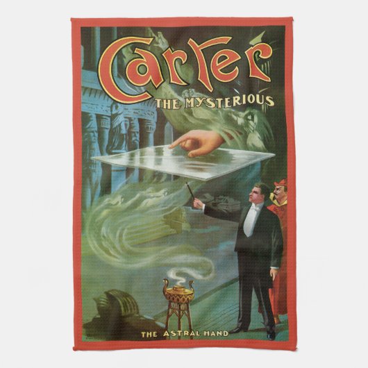 Oude Magie Poster, Carter de Mysterieuze Theedoek (Verticaal)
