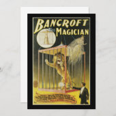 Oude Magie Poster, Magiër Bancroft en Leeuw (Voorkant / Achterkant)