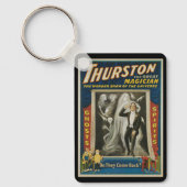 Oude Magie Poster, Thurston, De Grote Magiër Sleutelhanger (Voorkant)