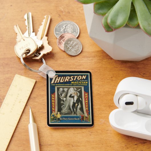 Oude Magie Poster, Thurston, De Grote Magiër Sleutelhanger (Bureau)
