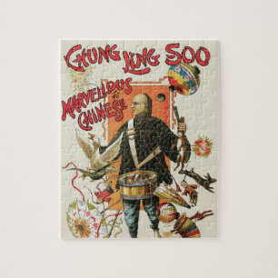Oude Magieposter, Goochelaar Chung Ling Soo Legpuzzel