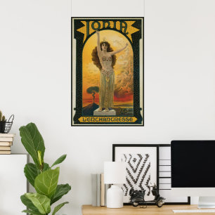 Oude Magieposter, Ionia de Betoverster Poster