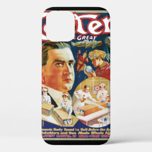 Oude Magieposter, Magiër Carter de Grote iPhone 12 Hoesje