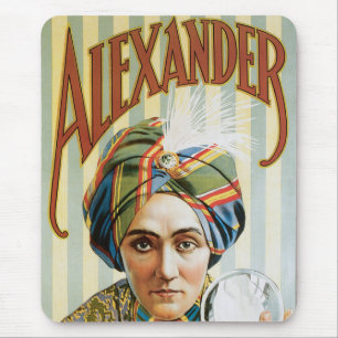 Oude Magische Poster, Alexander, de Man Die Weet Muismat