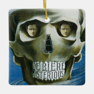 Oude Magische Poster, De Biere de Mysterieuze Keramisch Ornament