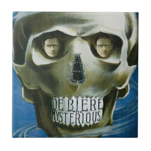 Oude Magische Poster, De Biere de Mysterieuze Tegeltje