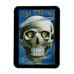 Oude Magische Poster, De Biere het Mysterieus Magneet