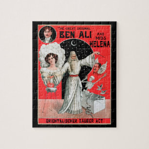 Oude Magische Poster, de Grote Originele Ben Ali Legpuzzel