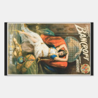 Oude magische poster, goochelaar Frederick Bancrof