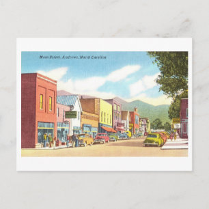 Oude Main Street, Andrews, North Carolina, Briefkaart