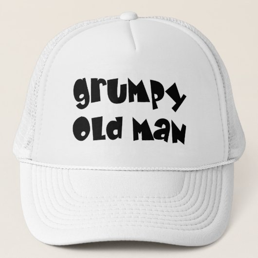 oude man knorrig trucker pet (Voorkant)
