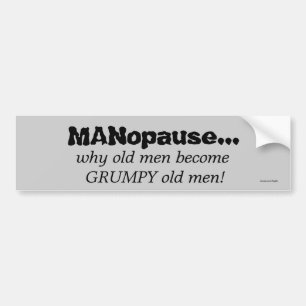 Oude Mannen Bumpersticker