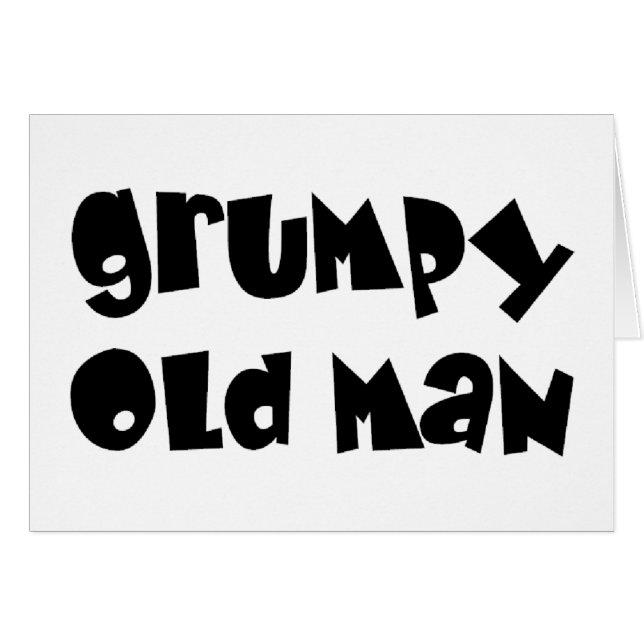 oude mannen mopperij (Voorkant Horizontaal)