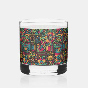 Oude Marine "Verduisterde Zonnen en Piramides" Sol Whisky Glas