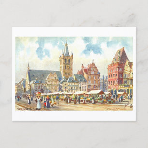Oude Marktplein van Trier Briefkaart