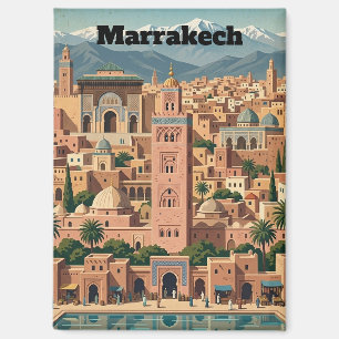 Oude Marrakech Marokko Architectuur Reizen Magneet