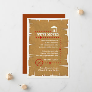 Oude mededeling van Parchment Moving Aankondiging