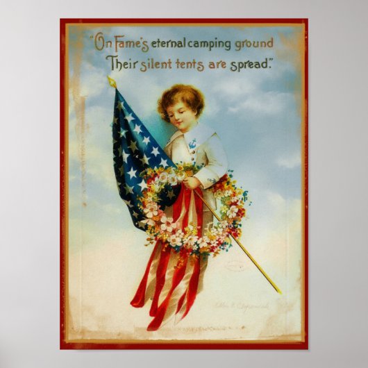 Oude Memorial Day Poster (Voorkant)