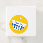 Oude Mengkom Custom Tekst Bedankjes Labels (In situ)