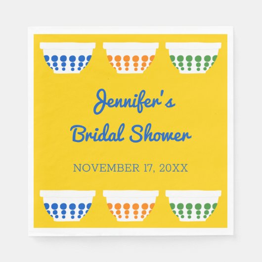 Oude Mengkommen Bruidsfeest Servet (Voorkant)