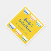 Oude Mengkommen Bruidsfeest Servet (Hoek)