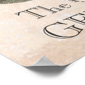 Oude, met fashioned Gentlemen Biedermeier Period Poster (Hoek)