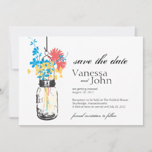 Oude Metselpot & Wilde Bloemen Bewaar de Datum Save The Date