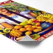 Oude Mexicaanse Reisposter Gerestaureerd Poster (Hoek)