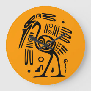 Oude Mexicaanse ringbandklok Grote Klok