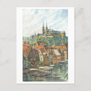 Oude Michaelsberg Abdij, Bamberg, Duitsland Briefkaart