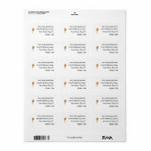 Oude microfoon, gebaratteerd bruin etiket (Full Sheet)