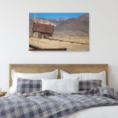 Oude mijnwagen canvas afdruk (Insitu (Slaapkamer))
