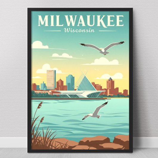 Oude Milwaukee Wisconsin Poster