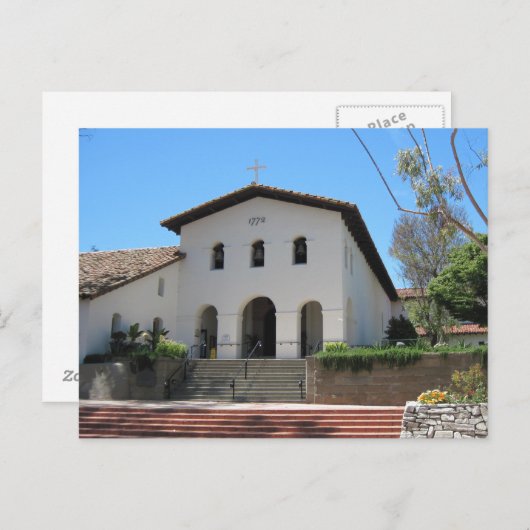 Oude missie, San Luis Obispo Briefkaart (Voorkant / Achterkant)