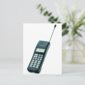 oude mobiele telefoon briefkaart (Staand voorkant)