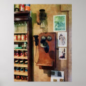 Oude mobiele telefoon poster (Voorkant)