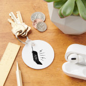 Oude mobiele telefoon sleutelhanger