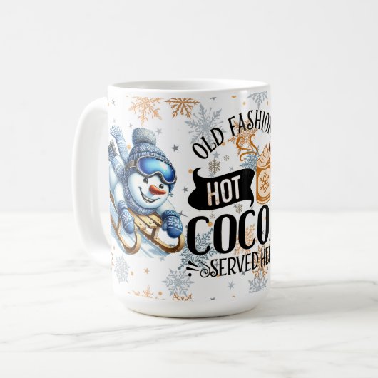 Oude Mode Coco Koffiemok (Voorkant links)