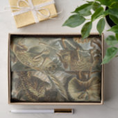 Oude mode-illustratie van Ernst Haeckel Lacertilia Tissuepapier (Geschenk)