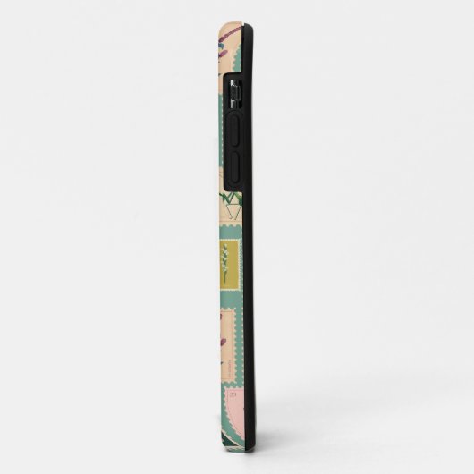 Oude mode  stempels Modern midden eeuw Case-Mate iPhone Case (Achterkant/links)