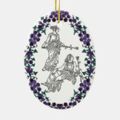 Oude Modes Keramisch Ornament (Achterkant)