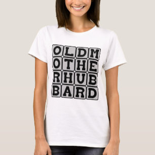 Oude moeder Hubbard, kinderrijmpjesdame T-shirt