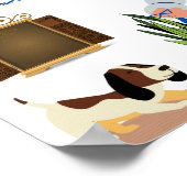 Oude moeder Hubbard Poster (Hoek)