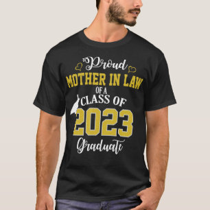 Oude moeder in de wet van een Afstuderen op school T-shirt