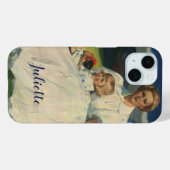 Oude Moederdag, moeder met kinderen Case-Mate iPhone Case (Achterkant (horizontaal))