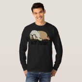 Oude Moederdag van Sheepdog Ma Dog T-shirt (Voorkant volledig)