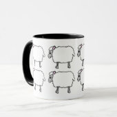Oude Mok van Sheepdog Herding Sheep (Voorkant links)