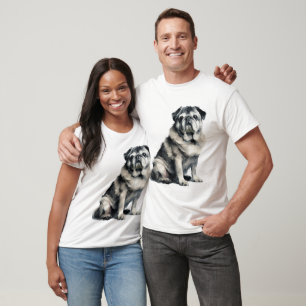 oude mopshond t-shirt